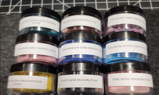 Mason Stain Large Variety Pack. 9 beautiful Colours to try!