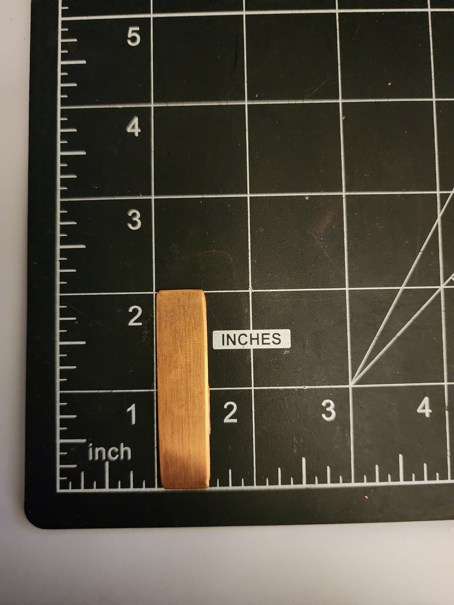 EV008 Copper Blank Rectangle - Thin