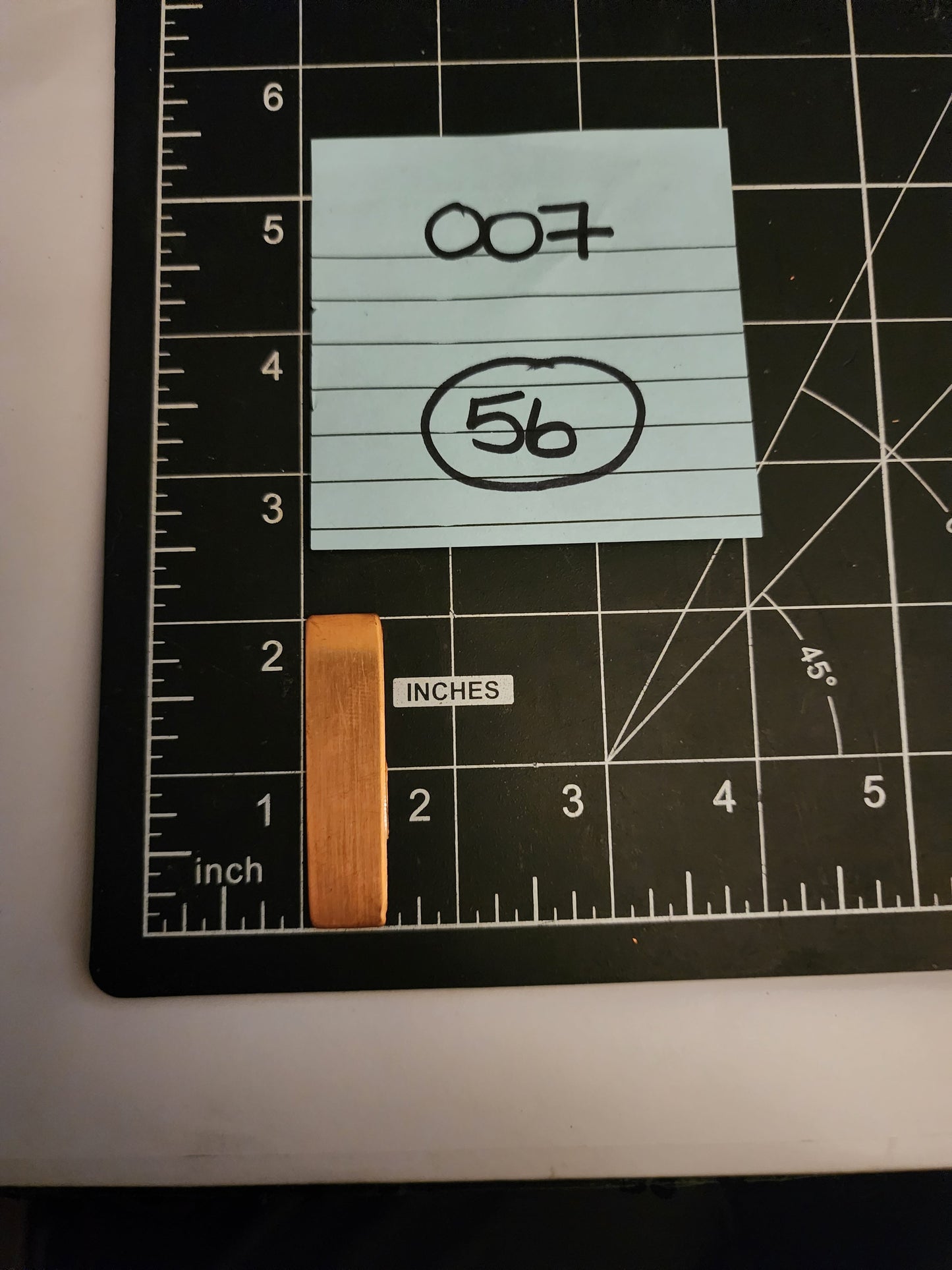 EV008 Copper Blank Rectangle - Thin