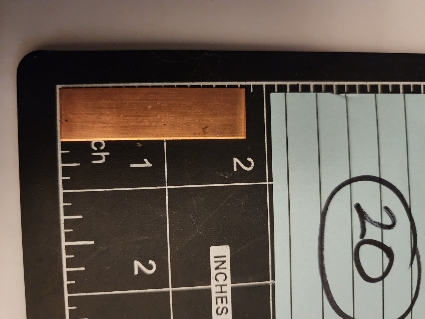 EV008 Copper Blank Rectangle - Thin