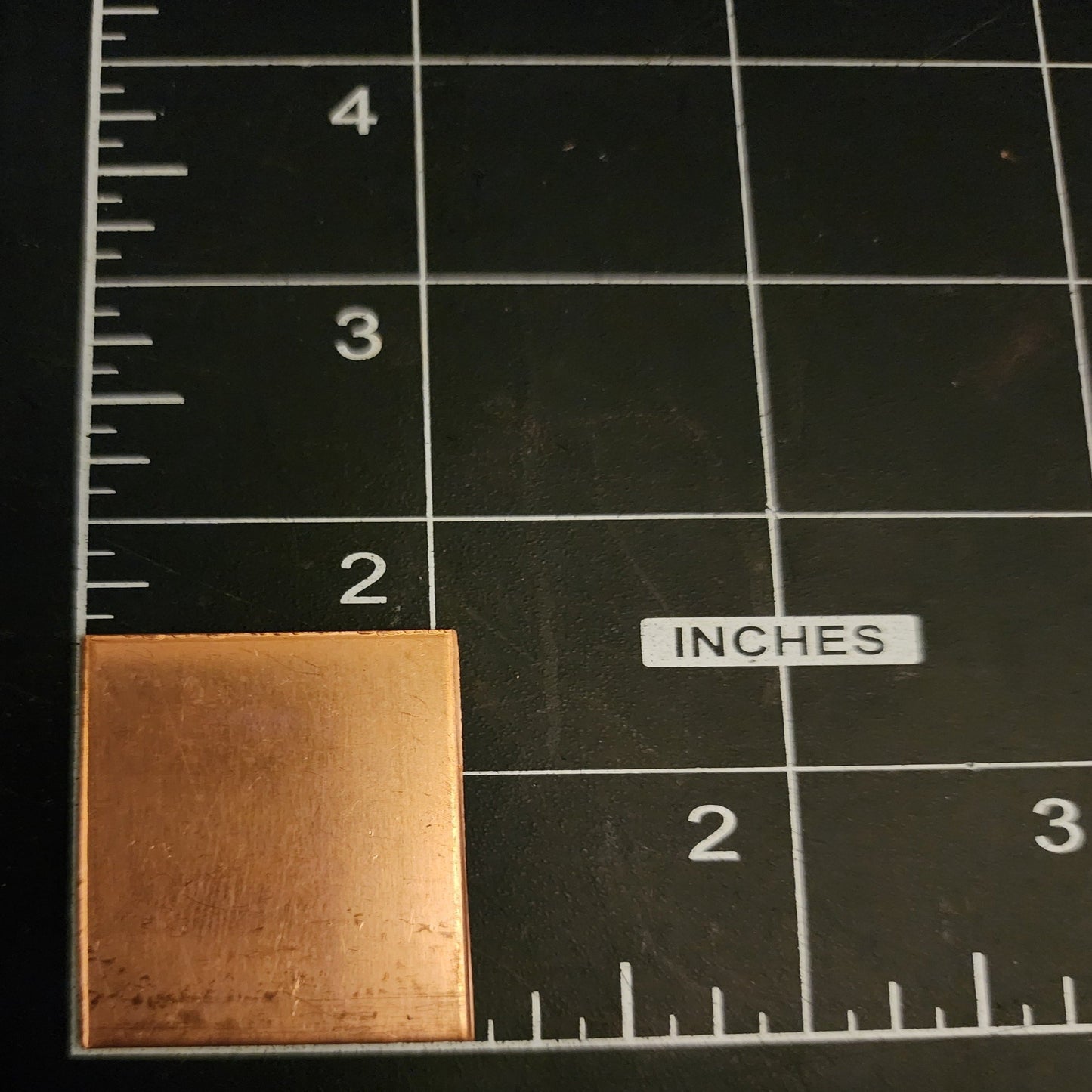 EV011 Copper Blank Rectangle - Small Wide