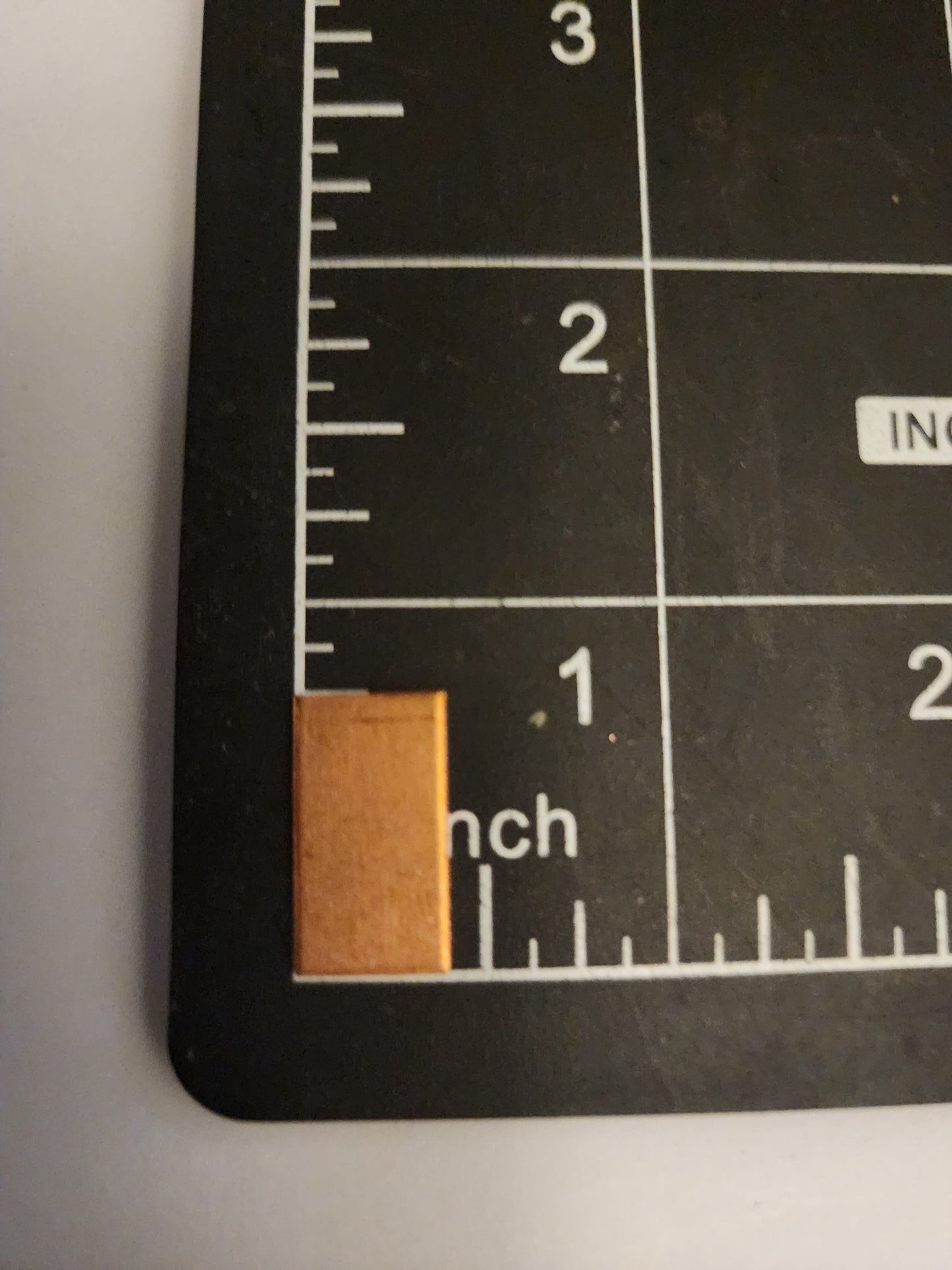 EV013 Copper Blank Rectangle - Very Small