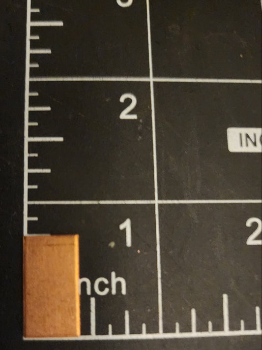 EV013 Copper Blank Rectangle - Very Small
