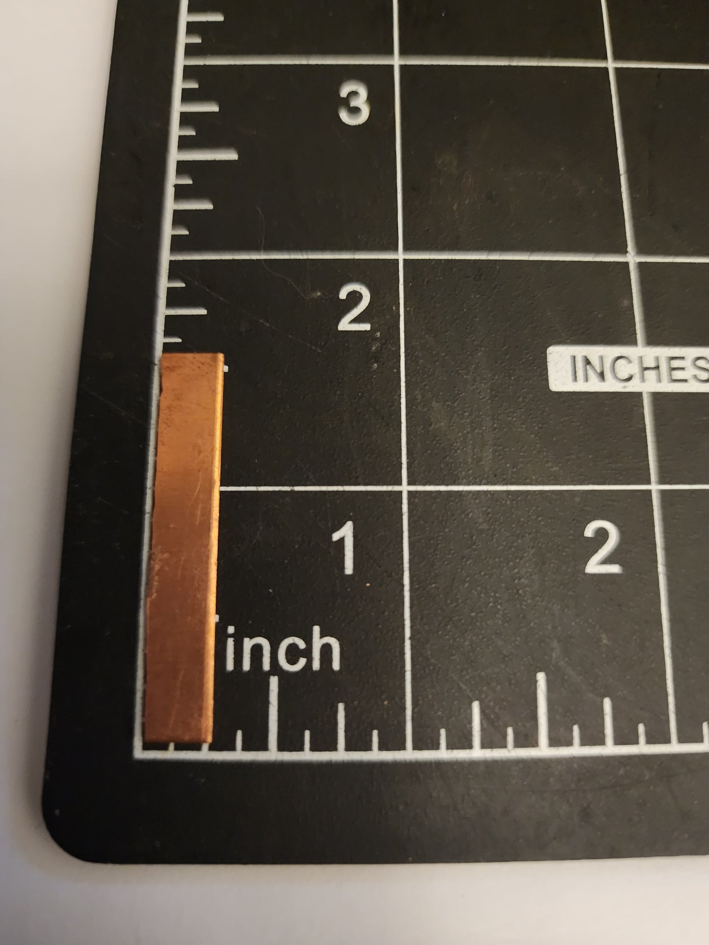 EV017 Copper Blank Rectangle - Long Thin