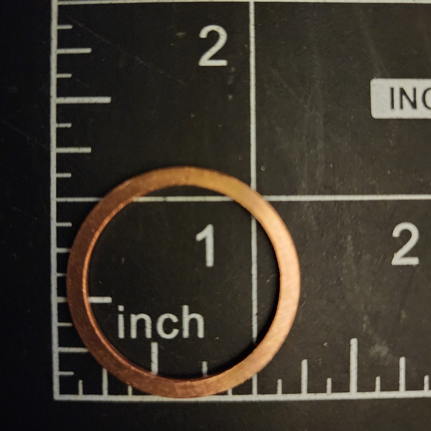 EV032 Copper Blank Circle - Thin Washer Hoop