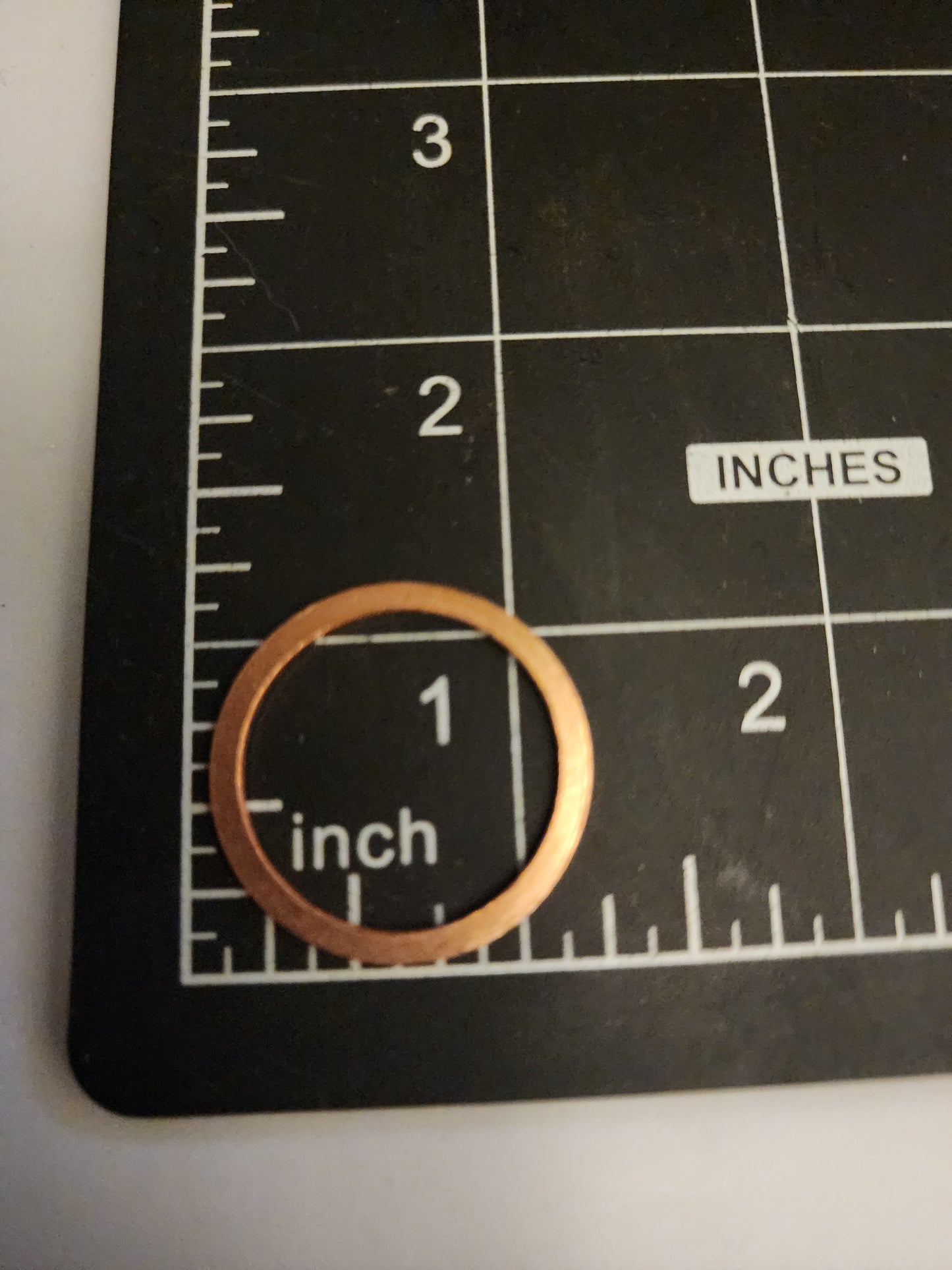 EV032 Copper Blank Circle -  Thin Washer Hoop