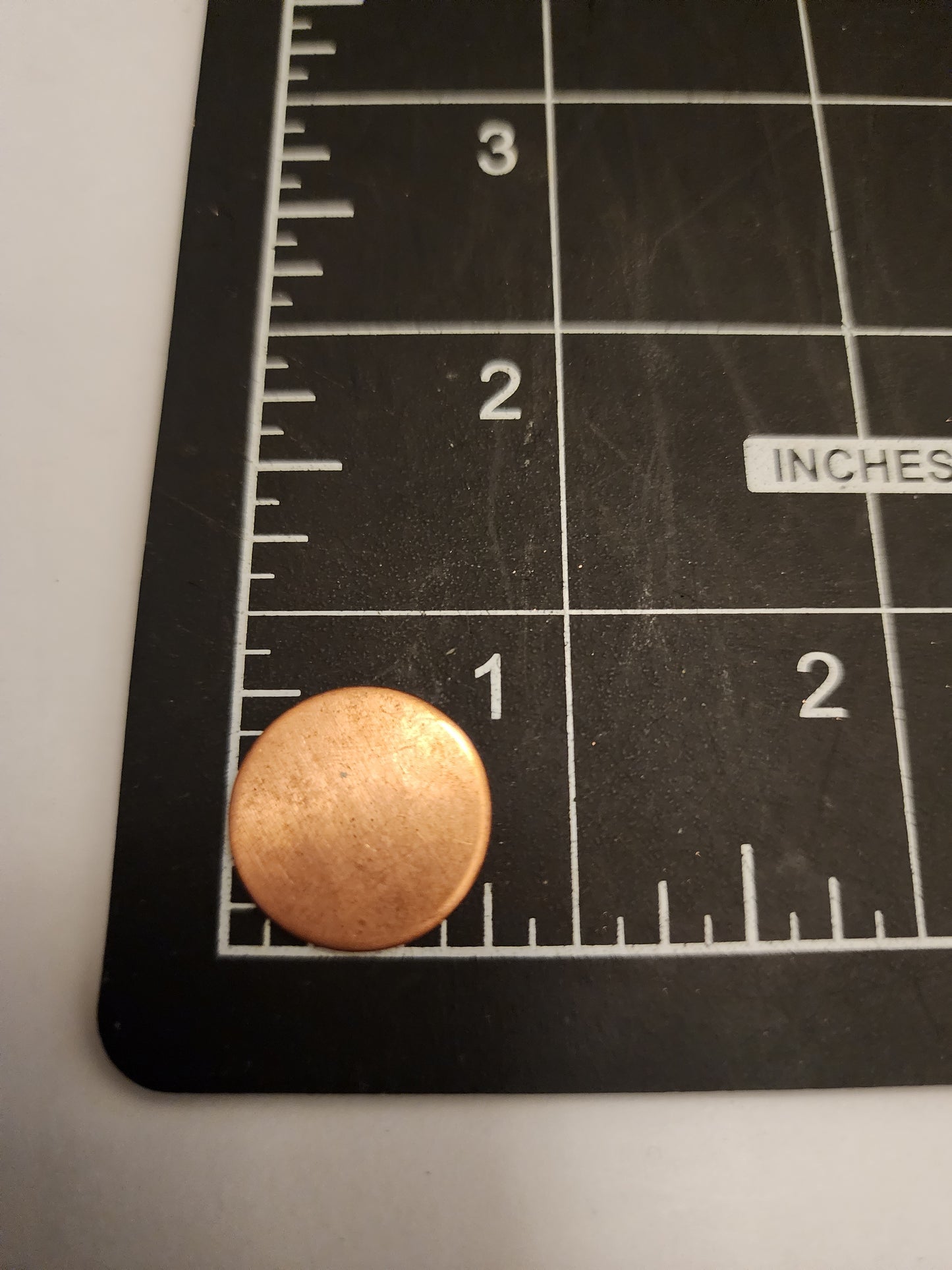 EV034 Copper Blank Circle - Small Flat Circle