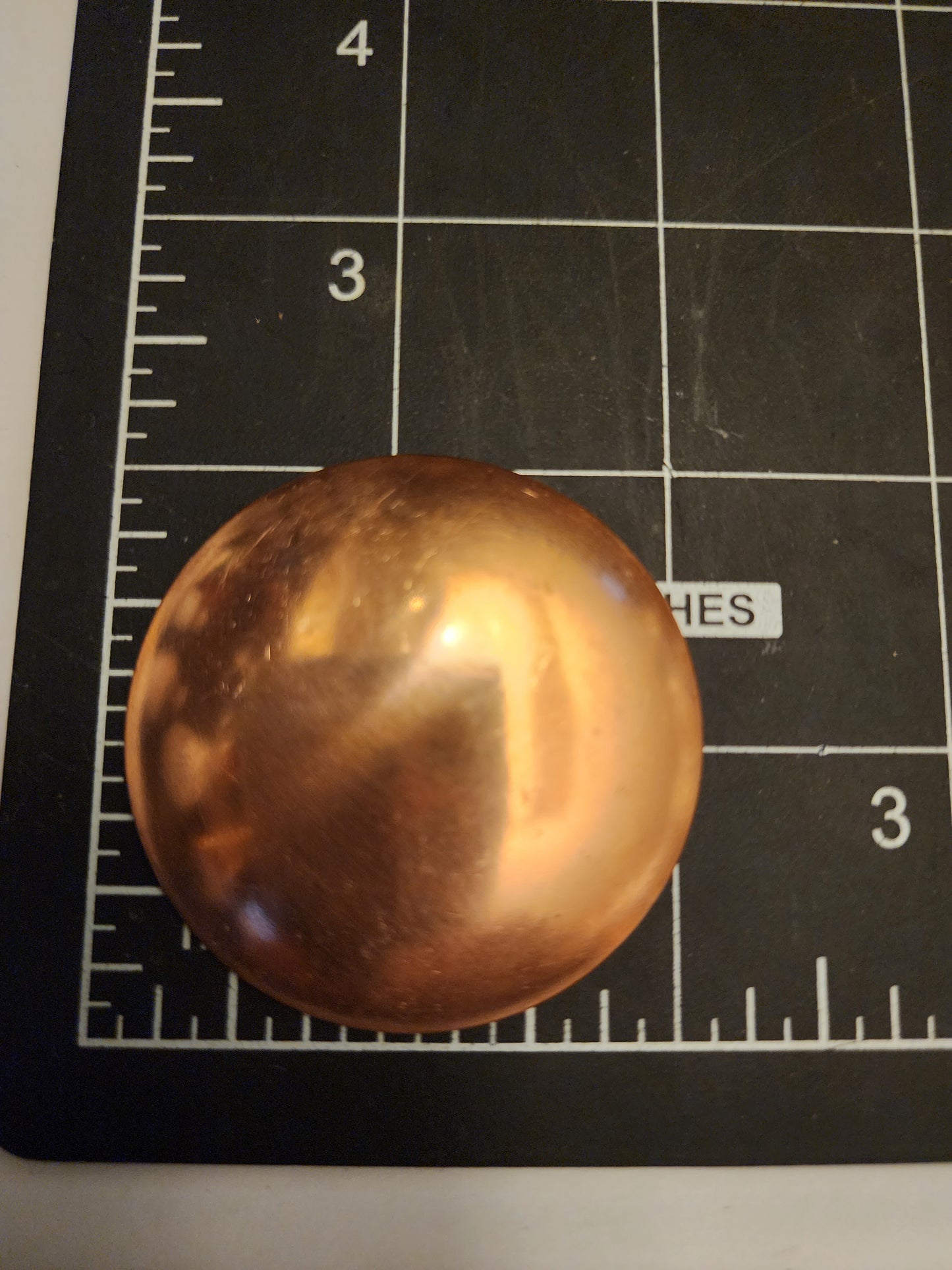 EV041 Copper Blank Circle - Large Domed Circle