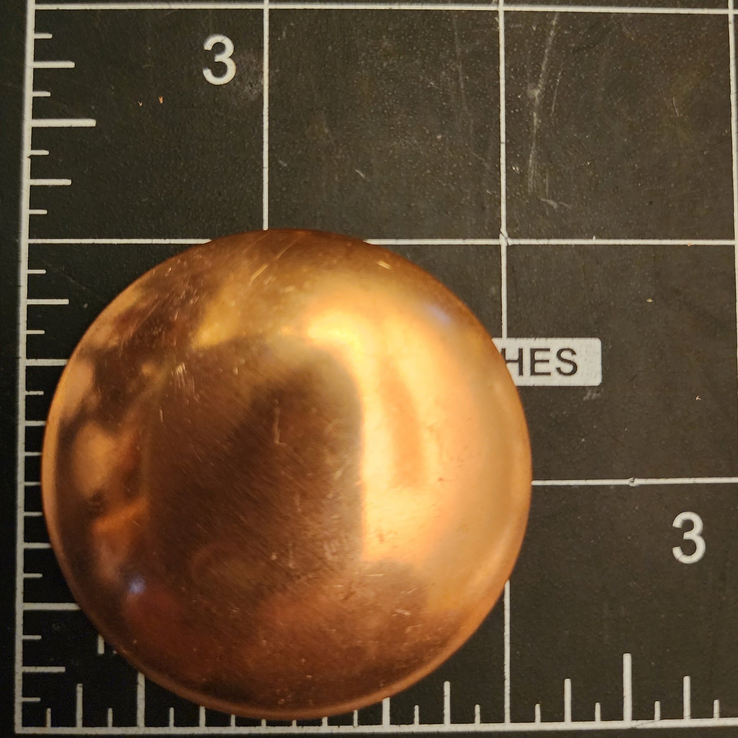 EV041 Copper Blank Circle - Large Domed Circle