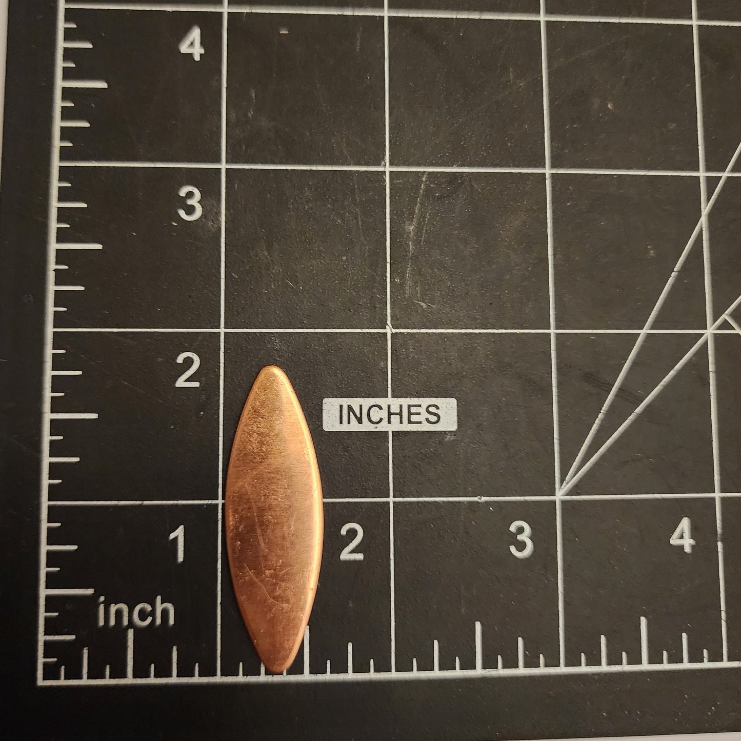 EV046 Copper Blank Oval - Very Thin Oval