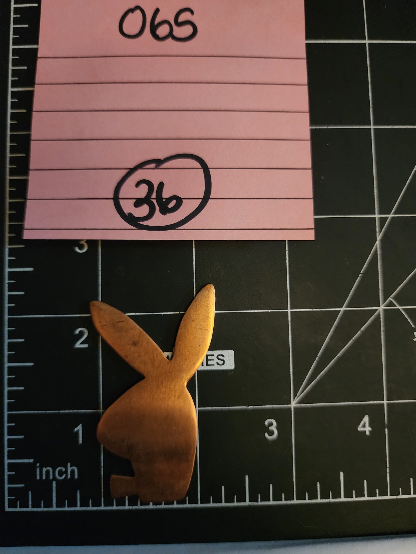 EV065 Copper Blank Nature - Large Bunny