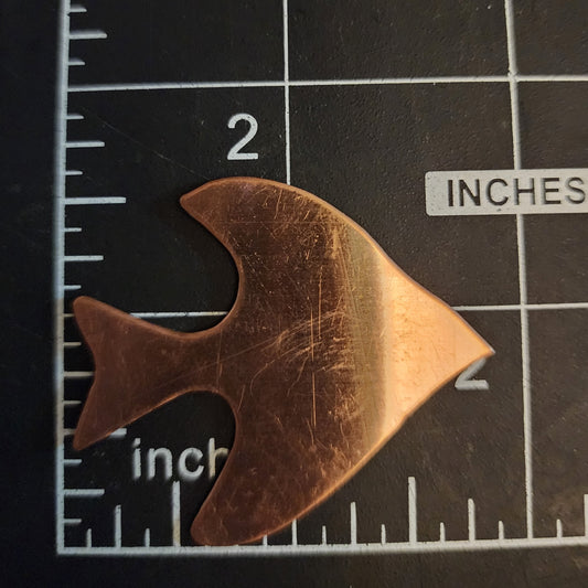 EV068 Copper Blank Nature  - Angle Fish
