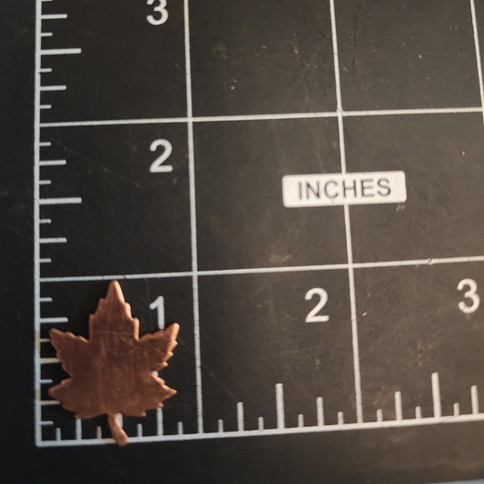 EV074 Copper Blank Nature - Small Maple Leaf