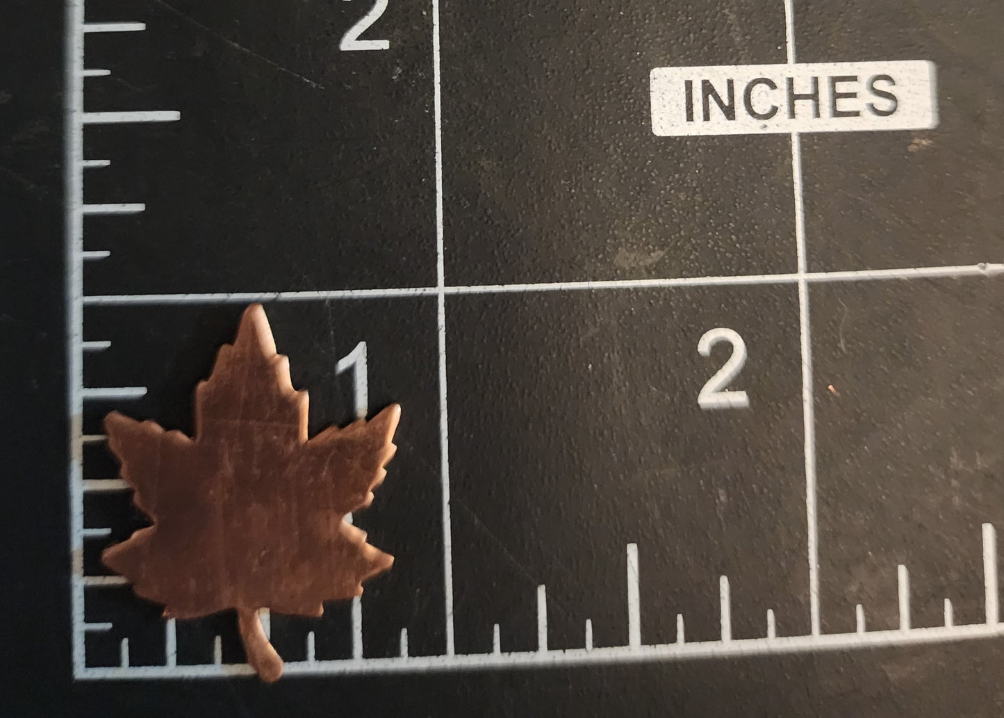 EV074 Copper Blank Nature - Small Maple Leaf