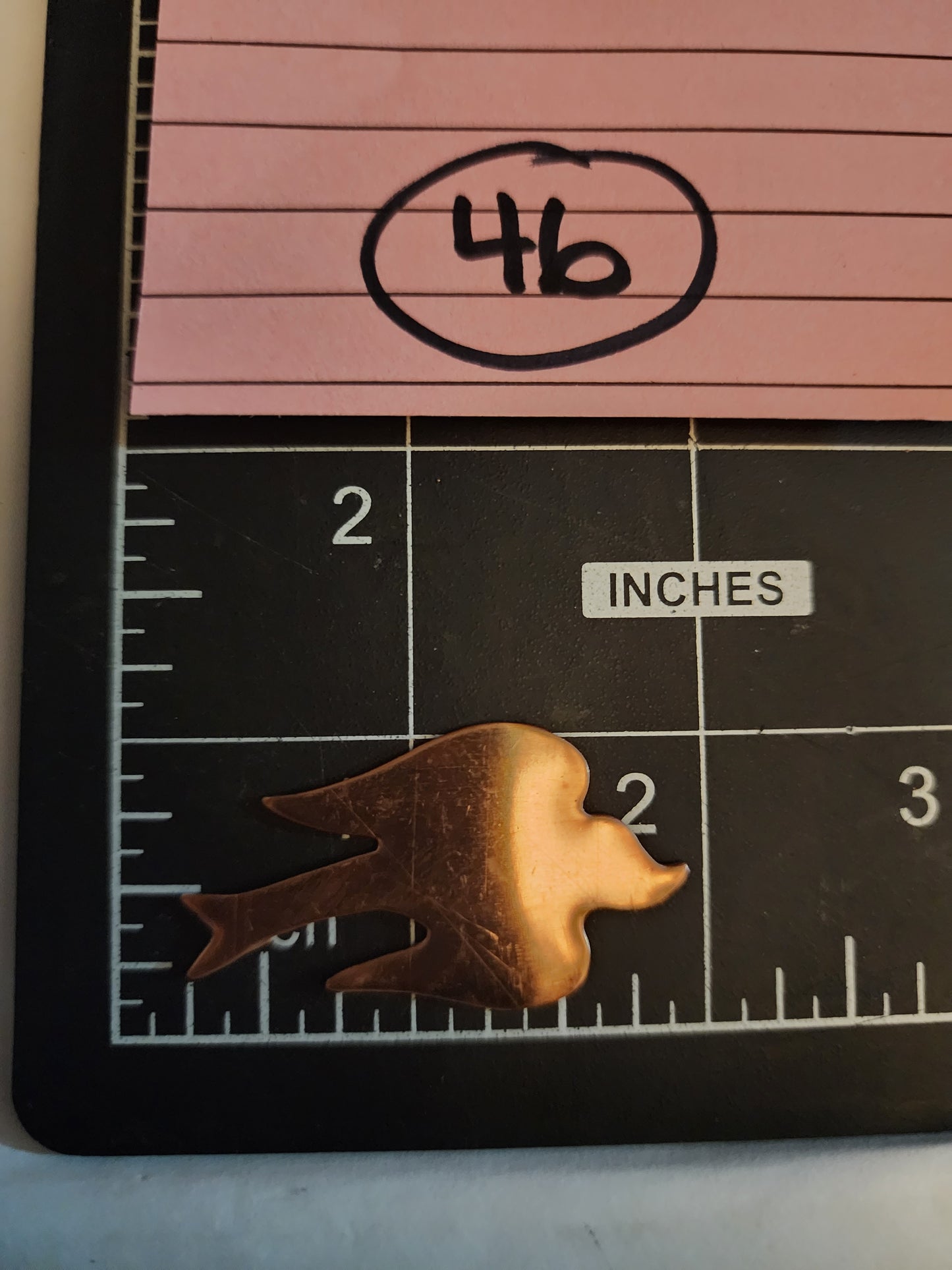 EV077 Copper Blank Nature  - Bird in Flight