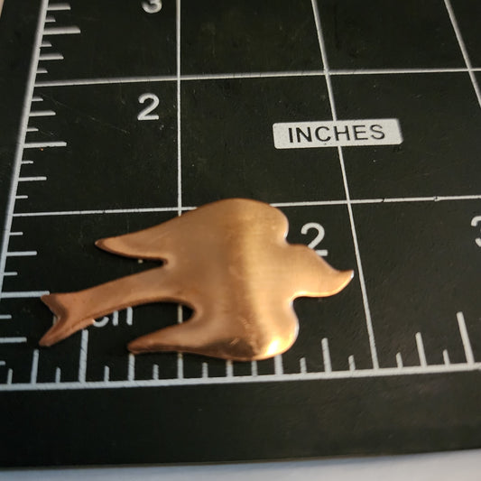 EV077 Copper Blank Nature  - Bird in Flight