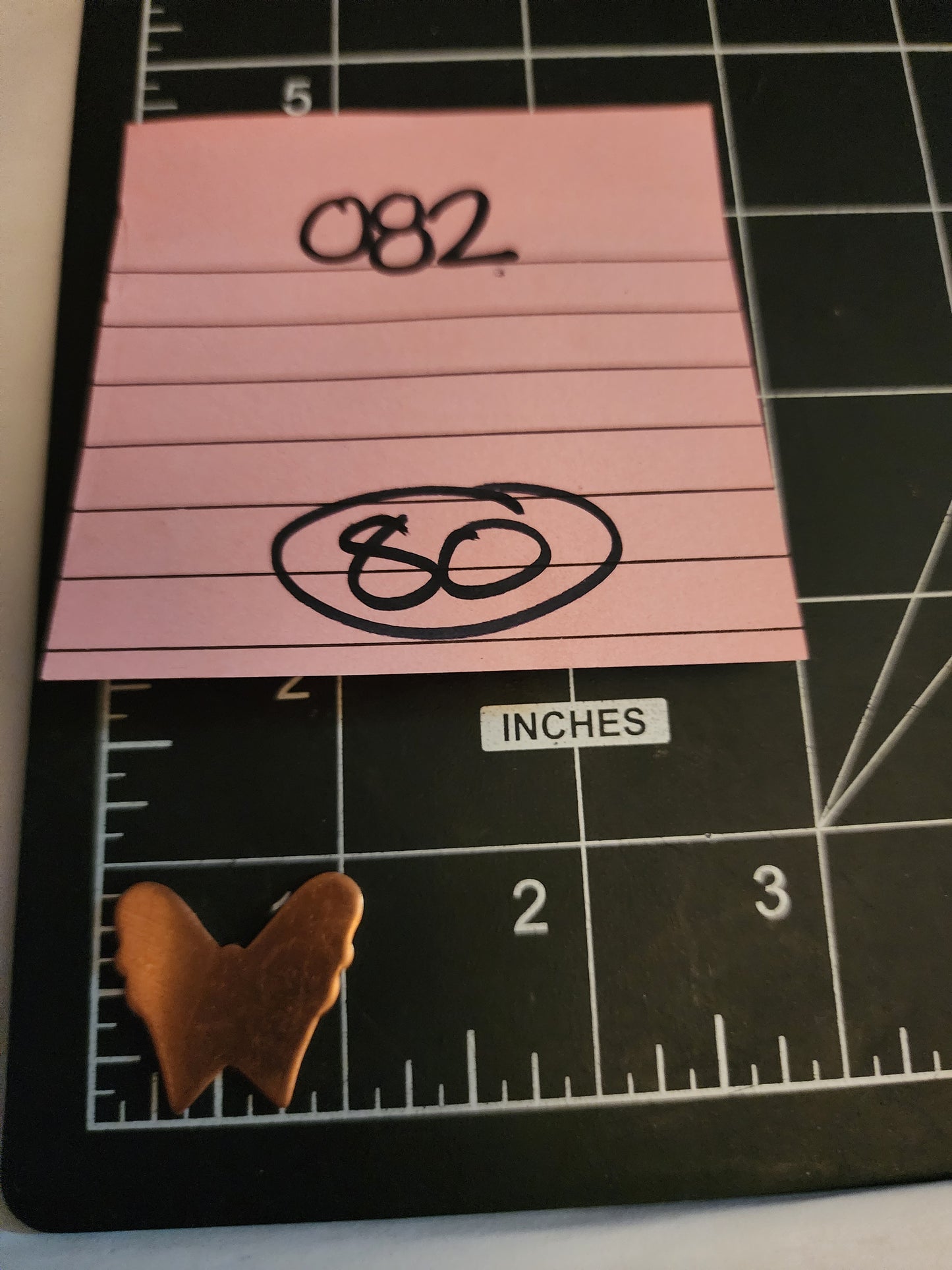 EV082 Copper Blank Nature - Tiny Butterfly