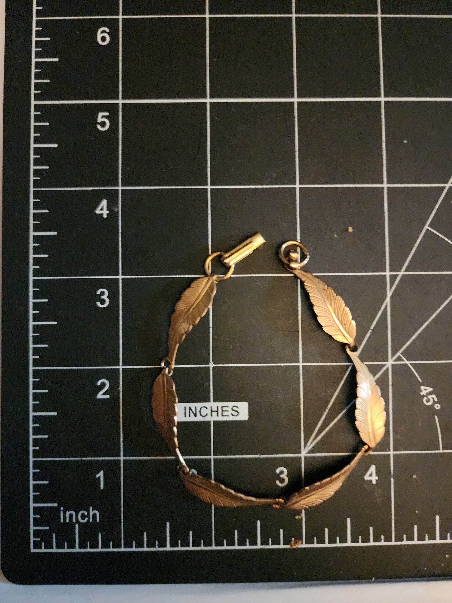 EV085 Copper Blank - Copper Leaf Bracelet