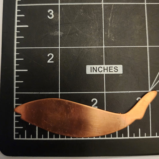 EV097 Copper Blank - Nature: Large Fish