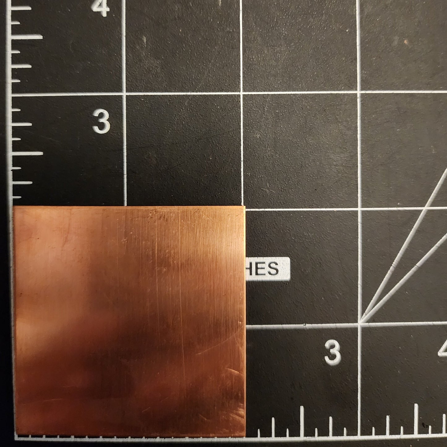 EV121 Copper Blank Square - 2x2