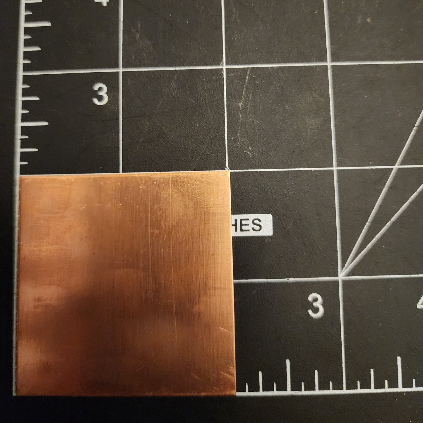 EV121 Copper Blank Square - 2x2