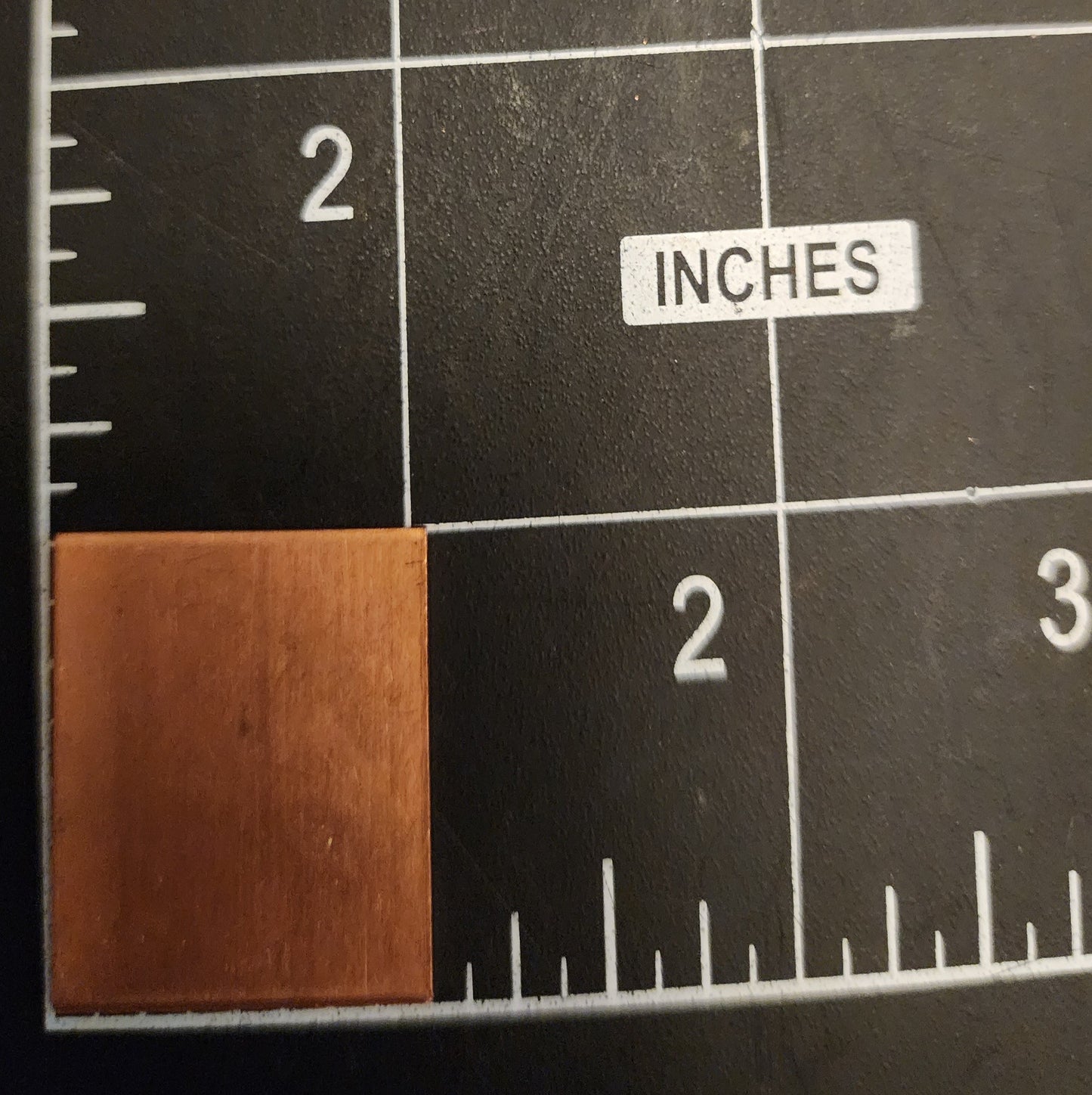 EV122 Copper Blank Square 1x1