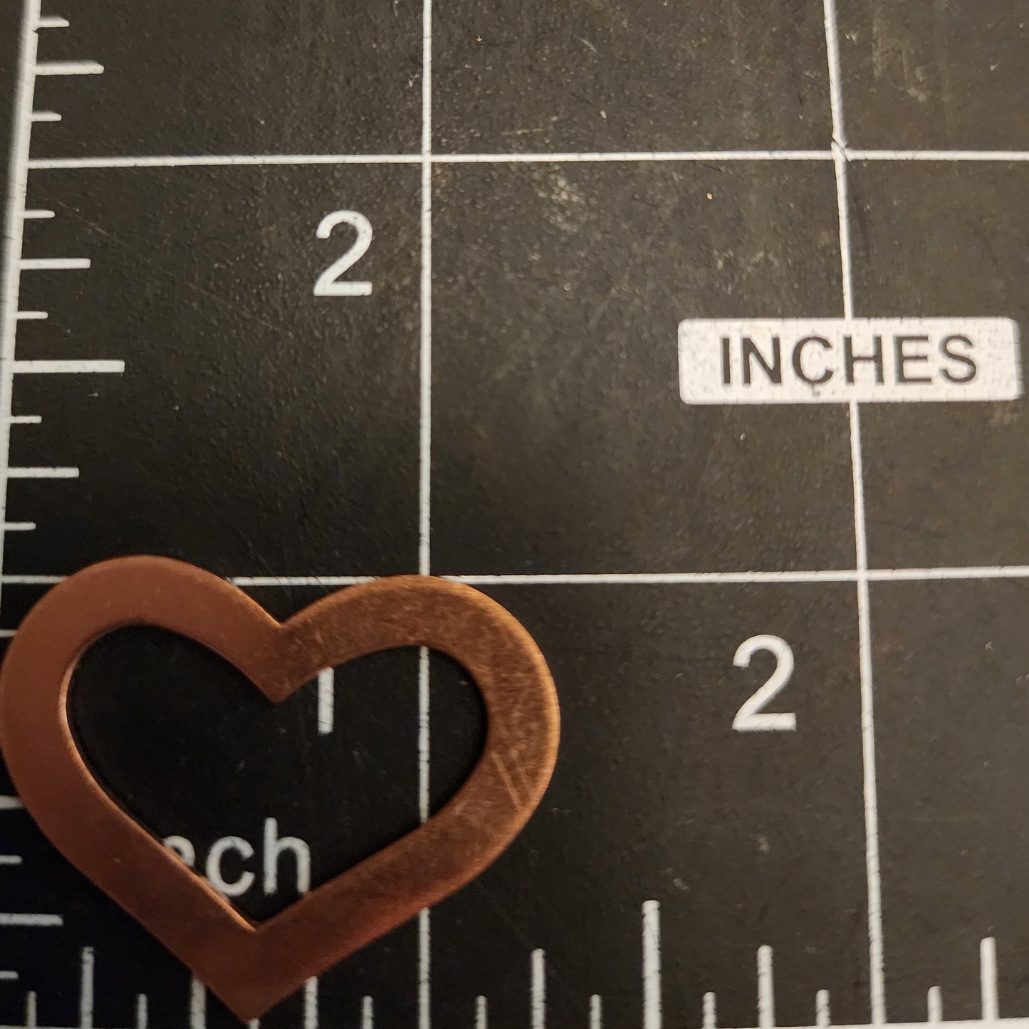 EV130 Copper Blank Heart - Heart Frame