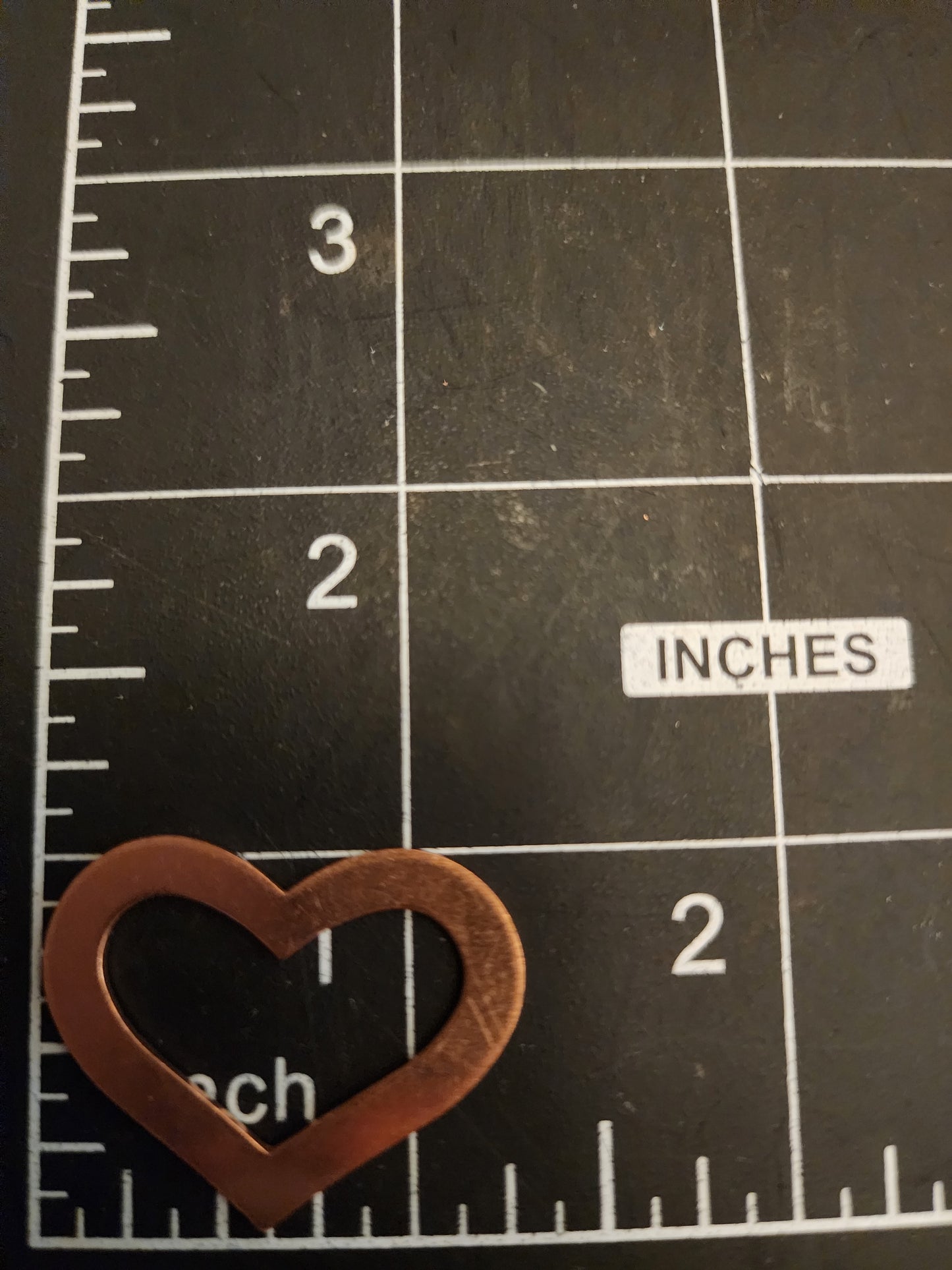 EV130 Copper Blank Heart - Heart Frame