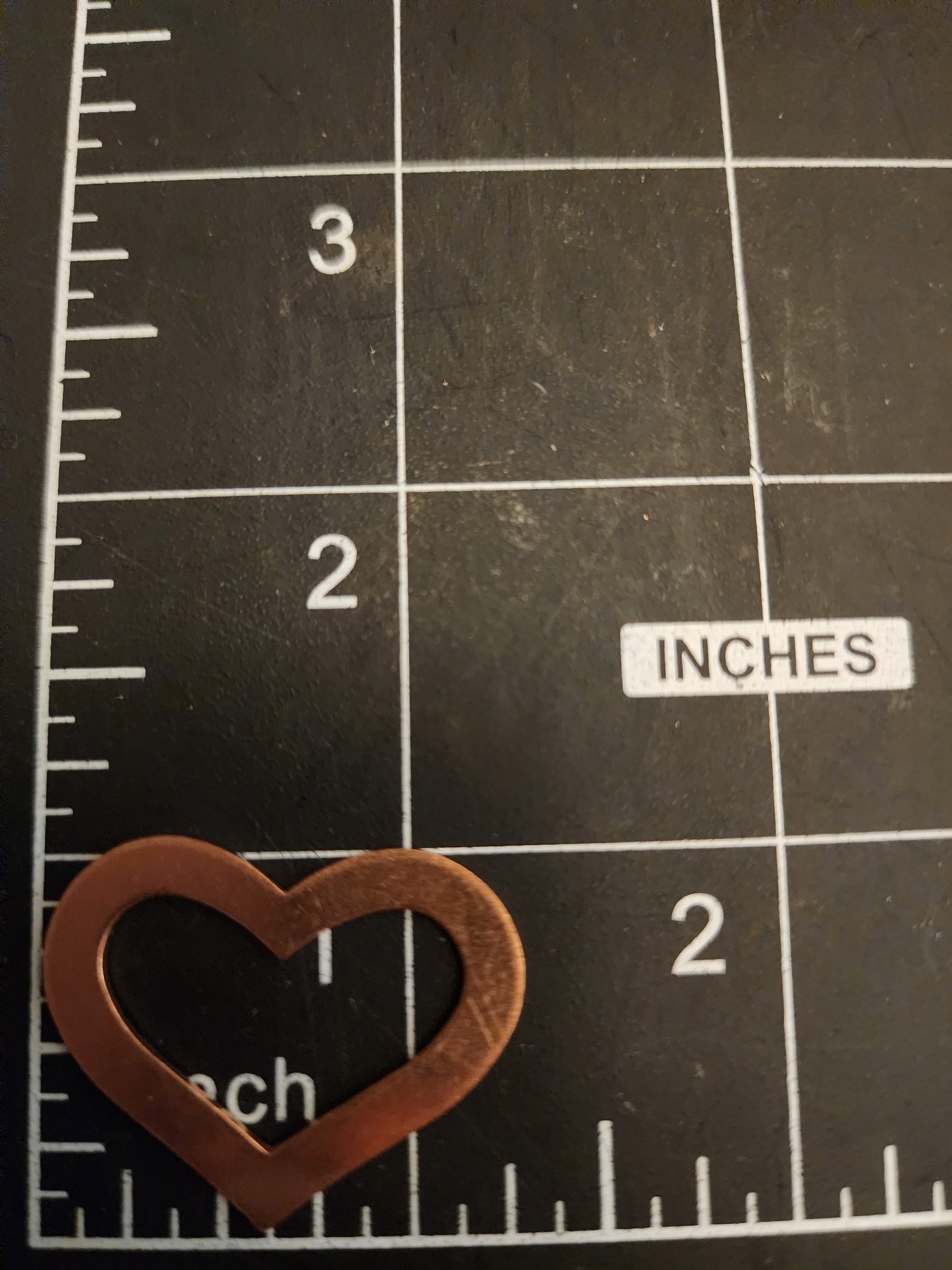 EV130 Copper Blank Heart  - Heart Frame