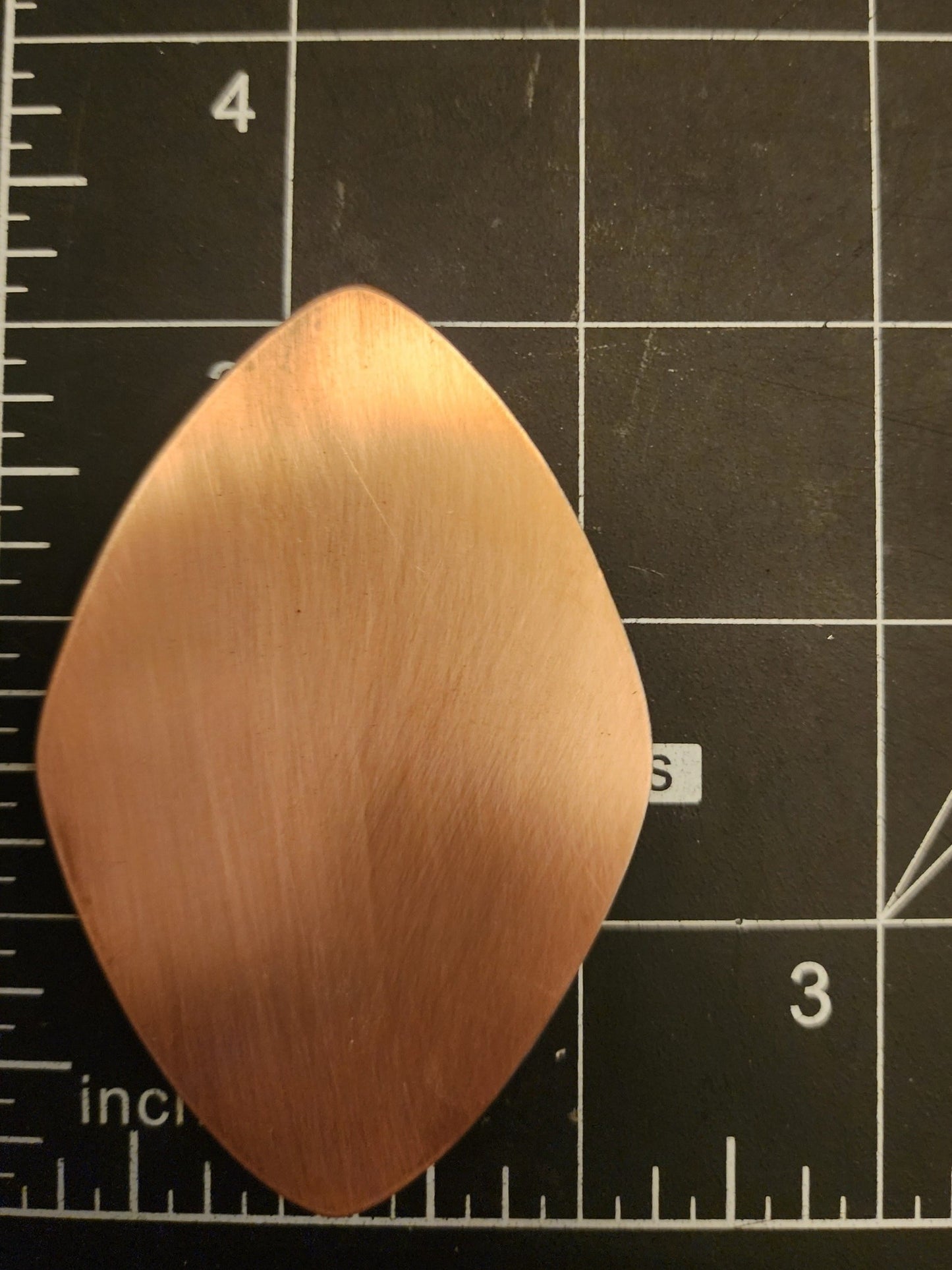 EV147 Copper Blank Misc. - Large Rounded Diamond