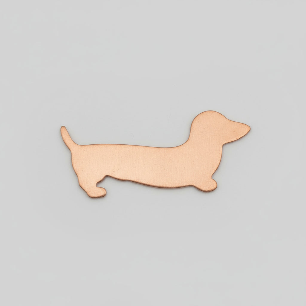 EV081 Copper Blank Nature - Dachshund Dog