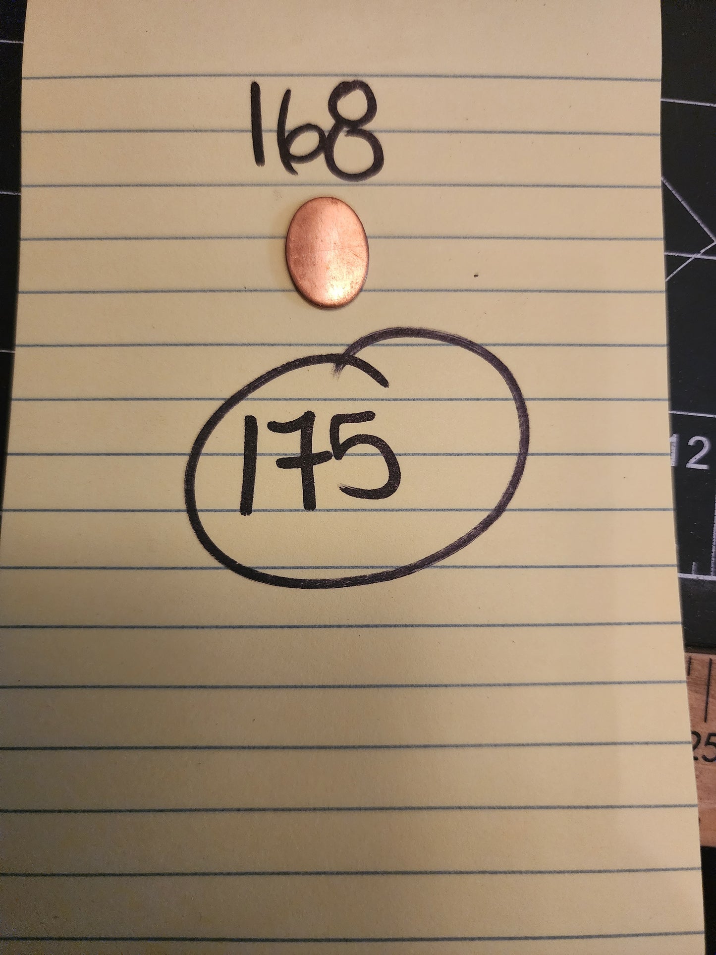 EV168 Copper Blank Oval - 3/4" x 1/2"