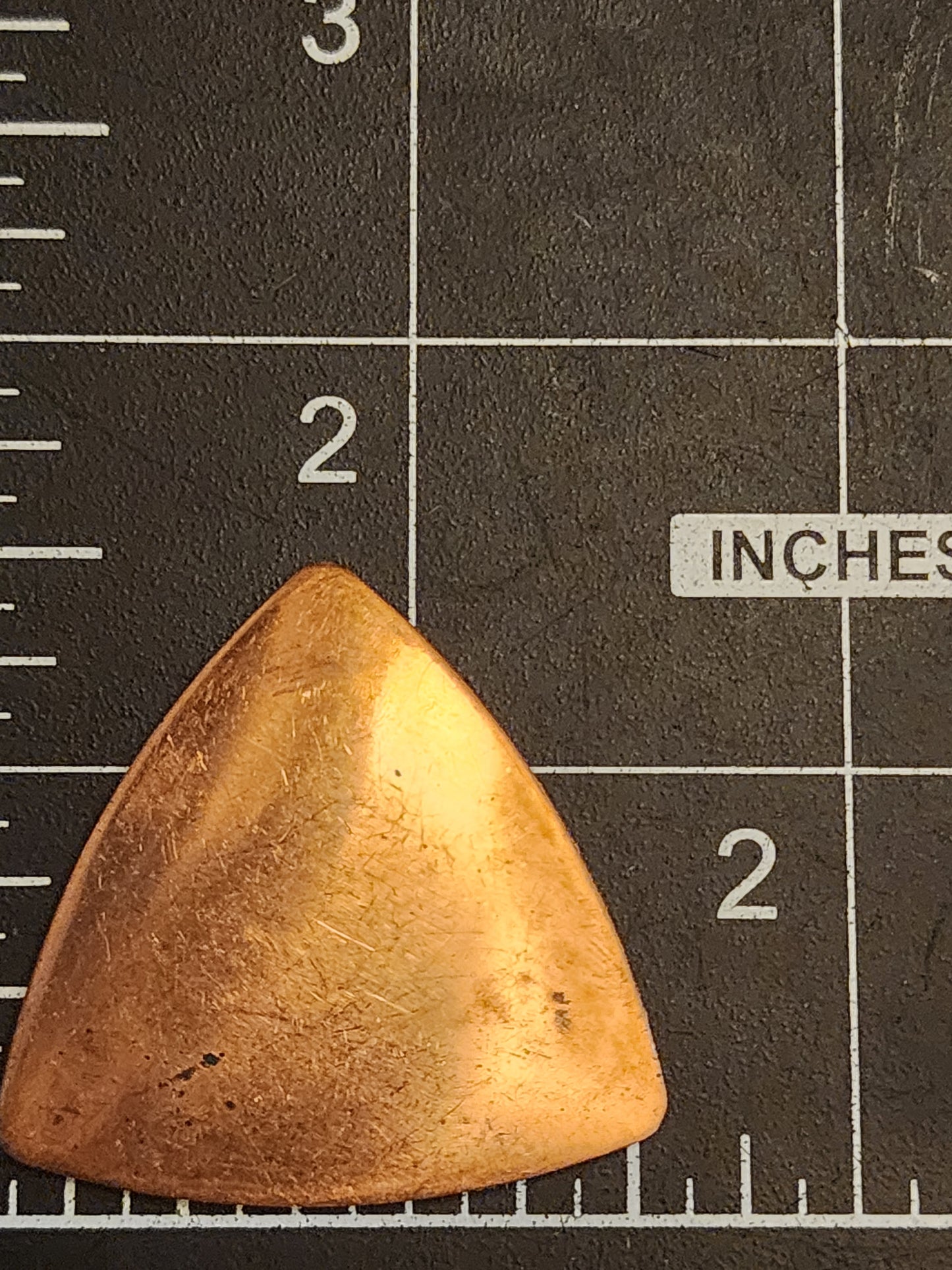 EV169 Copper Blank Triangle/ Rounded Corners