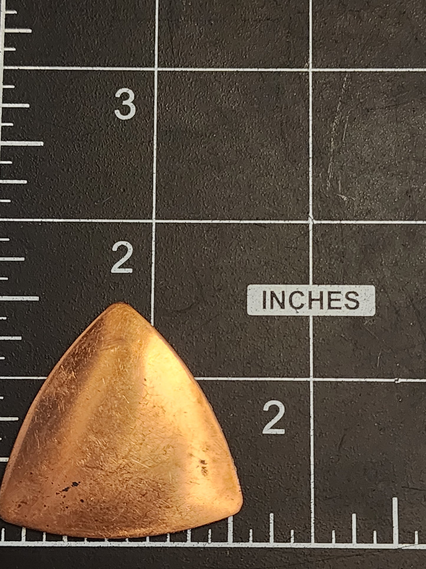 EV169 Copper Blank Triangle/ Rounded Corners