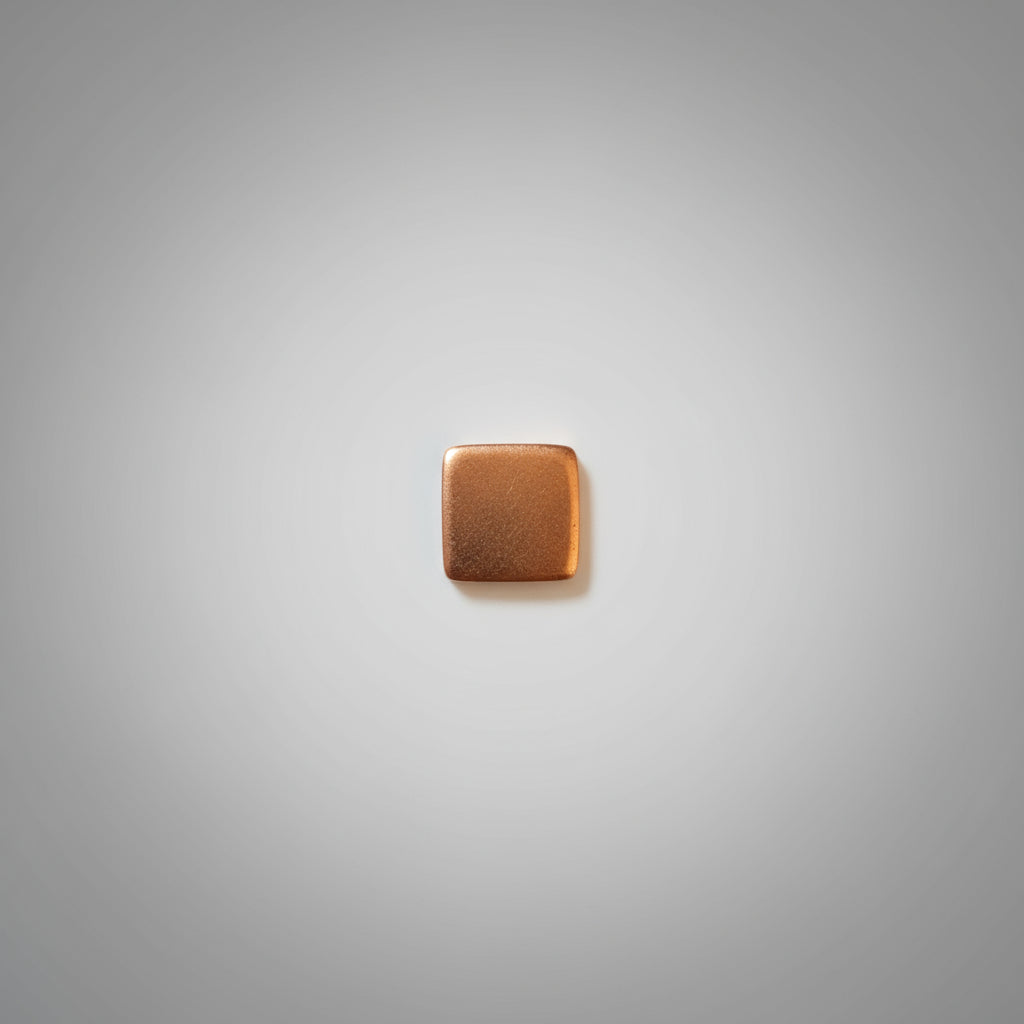 EV120 Copper Blank Square - 1/2" x 1/2"