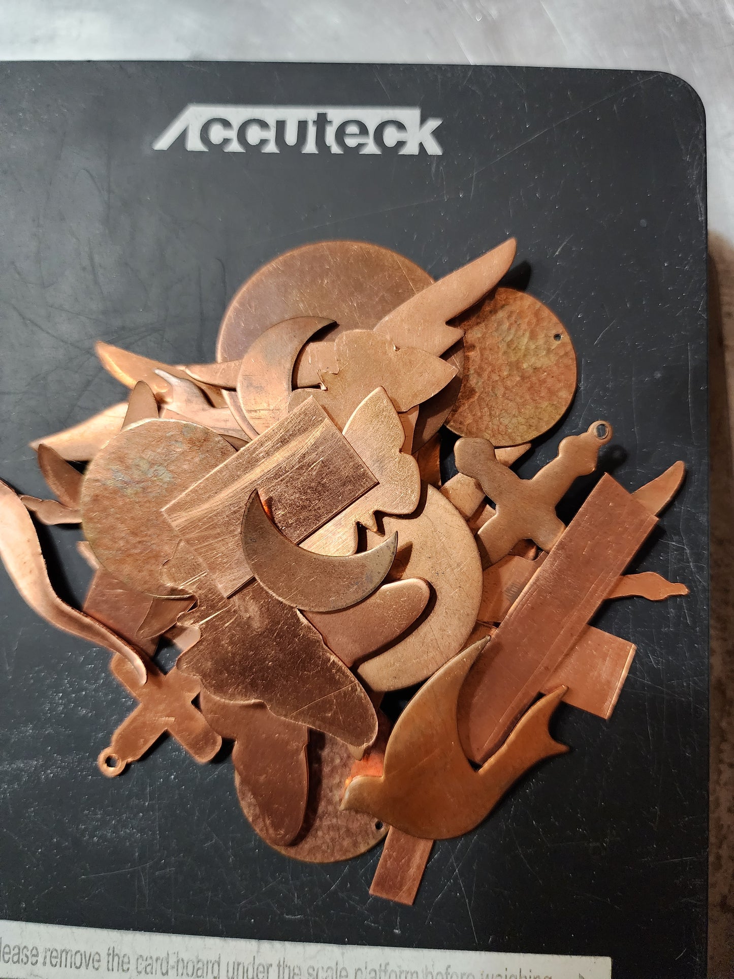 EV300 Copper Blank Misc. - Random Pack of 30 Stamped Copper Pieces