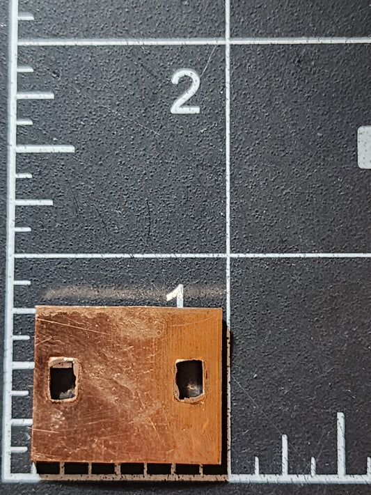 EV188 Copper Blank Bracelet- Square