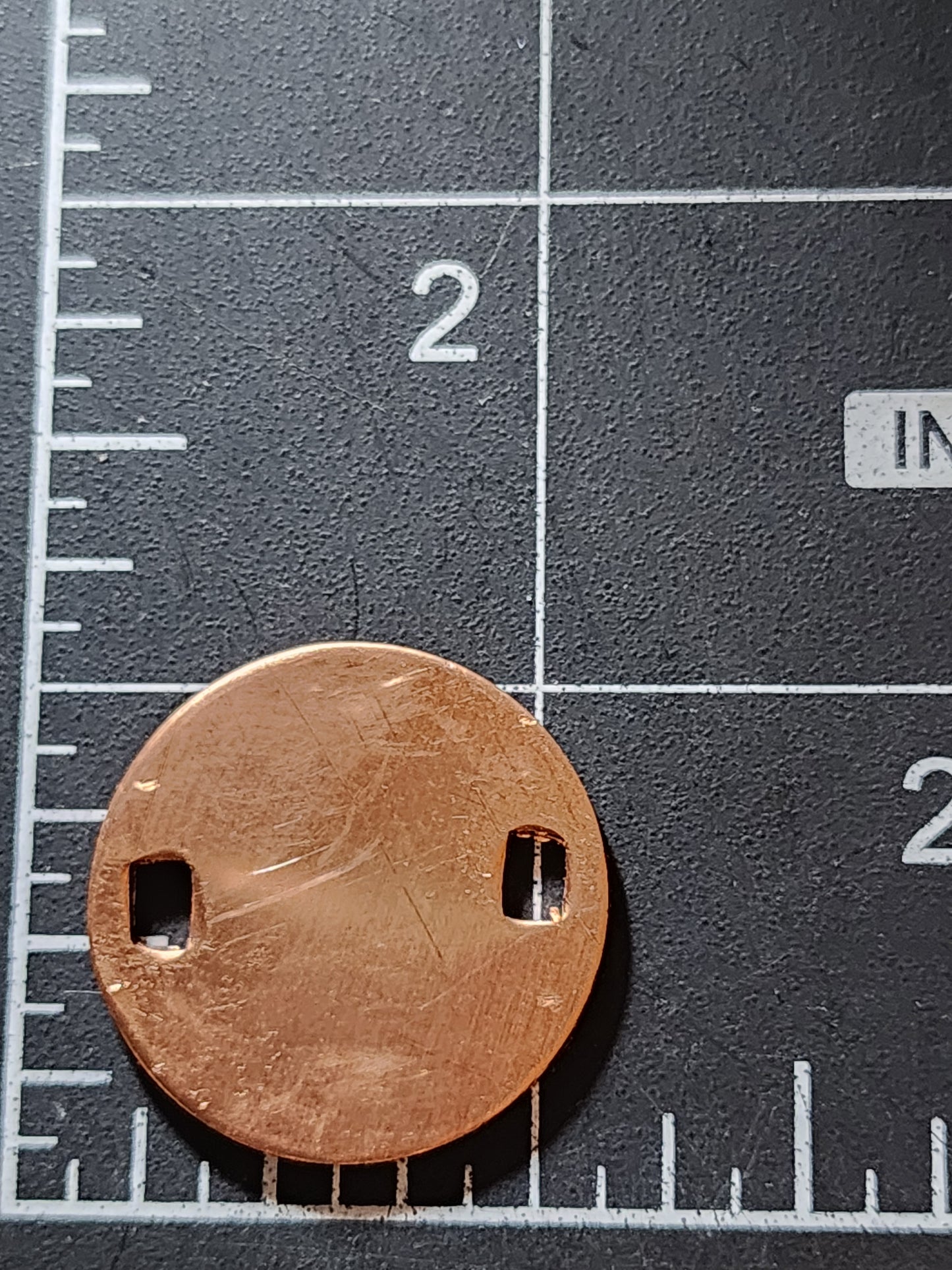 EV189 Copper Blank Bracelet-Circle