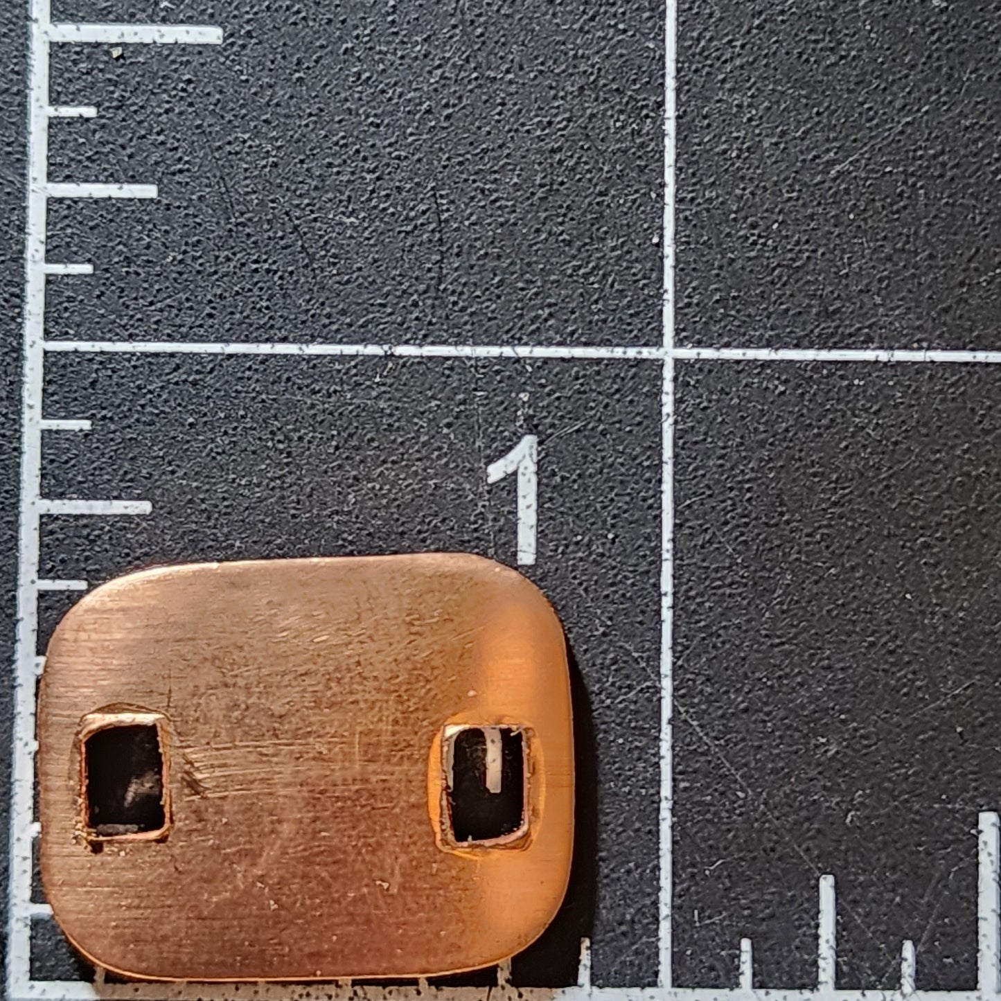 EV190 Copper Blank Bracelet - Rounded Square