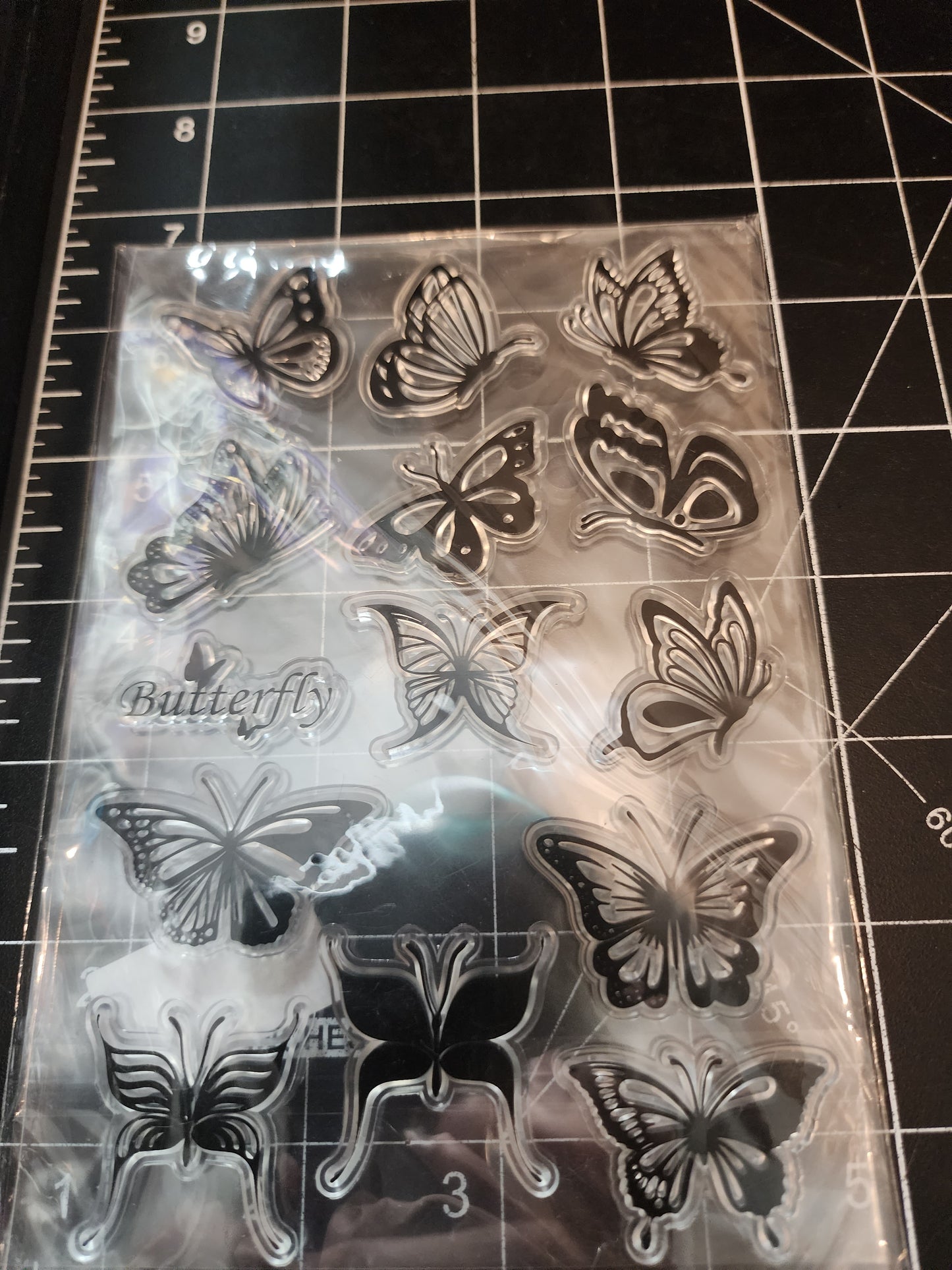 Tiny Cling Stamps for Enameling with Potter and Archive Ink Pads