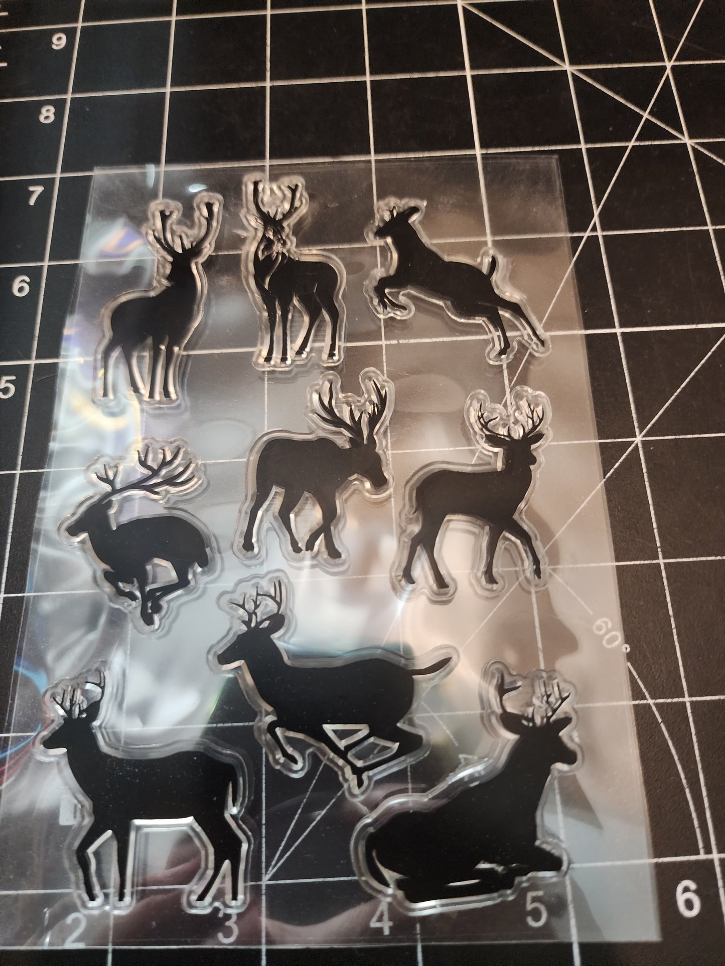 Tiny Cling Stamps for Enameling with Potter and Archive Ink Pads