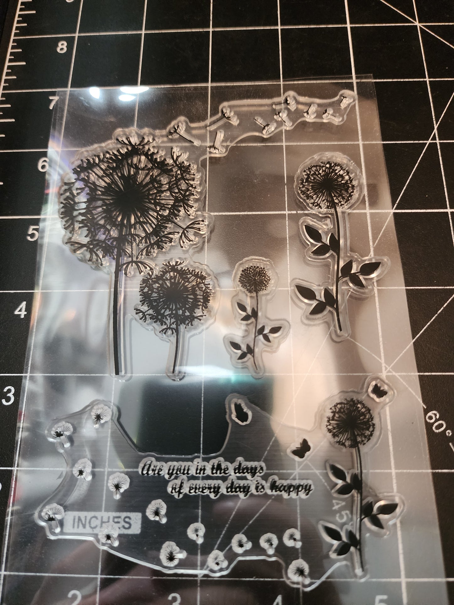 Tiny Cling Stamps for Enameling with Potter and Archive Ink Pads