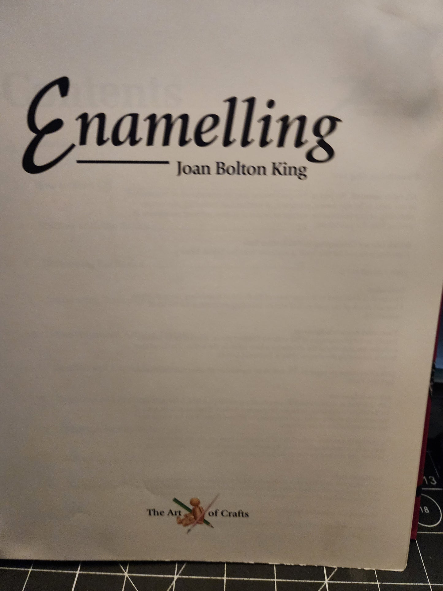 The Emporium Book Shelf  - Enamelling by Joan Bolton King - Hardcover