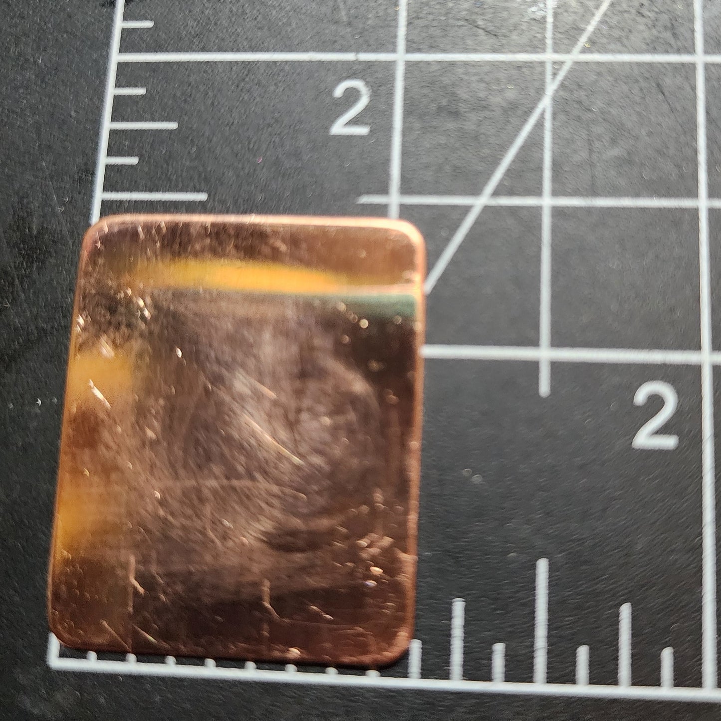 EV134 Copper Blank - Rectangle 1 x 1 1/2"