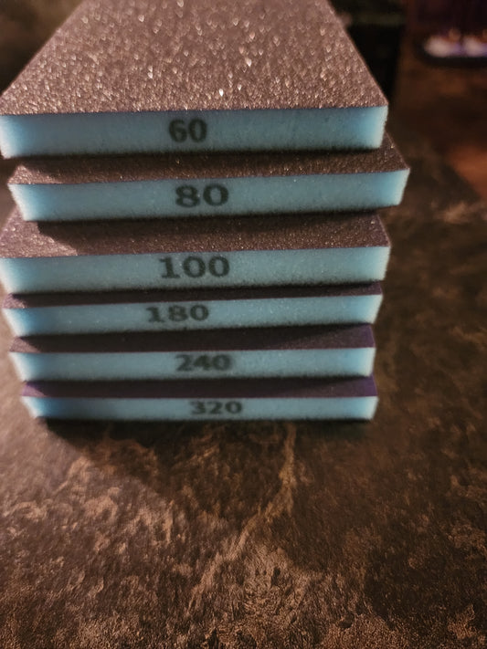 TOOL900 - Emory Hand Polishing Pad Set - Great for Cleaning Copper Pieces