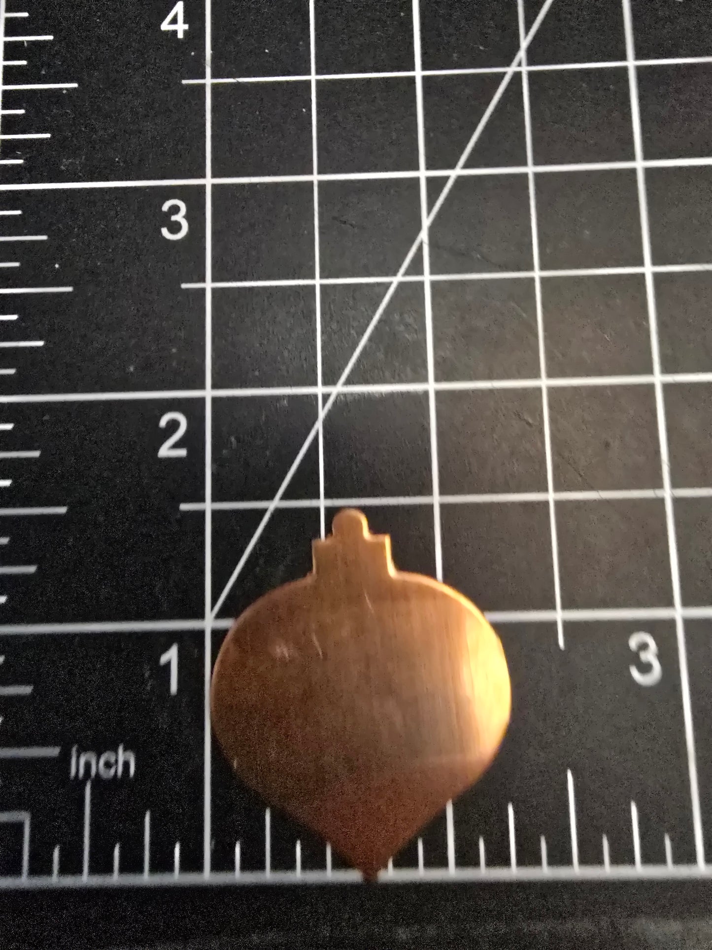 EV039 Copper Blank Misc. - Christmas Ornament