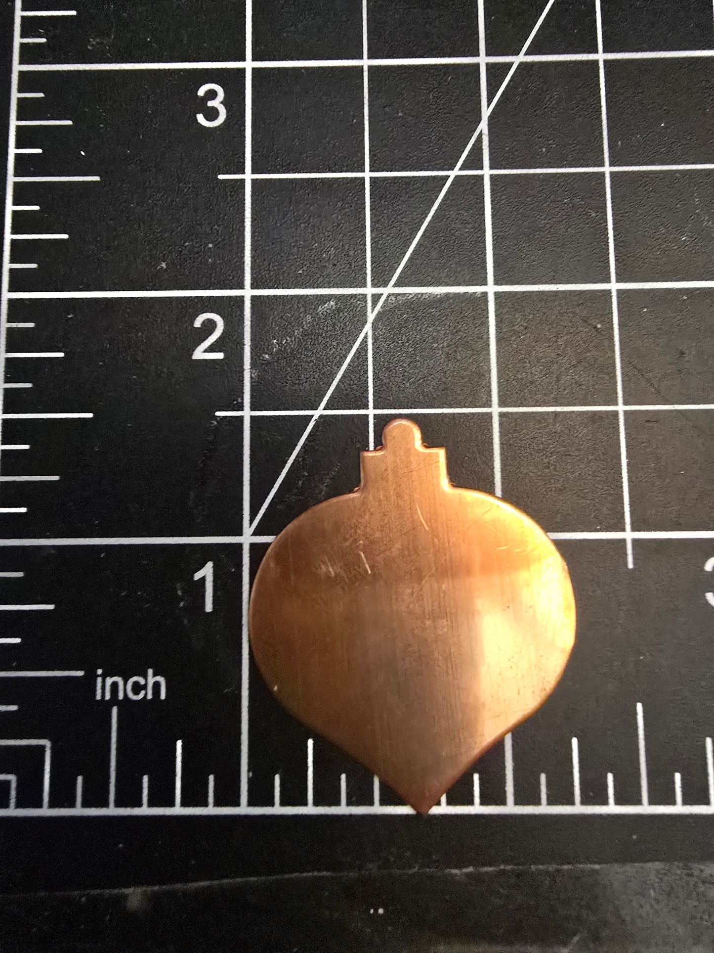 EV039 Copper Blank Misc. - Christmas Ornament