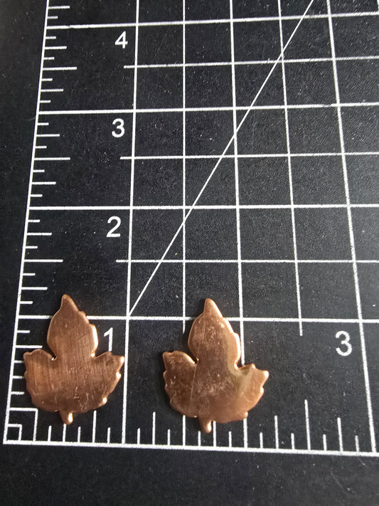 EV074 Copper Blank Nature - Small Leaf