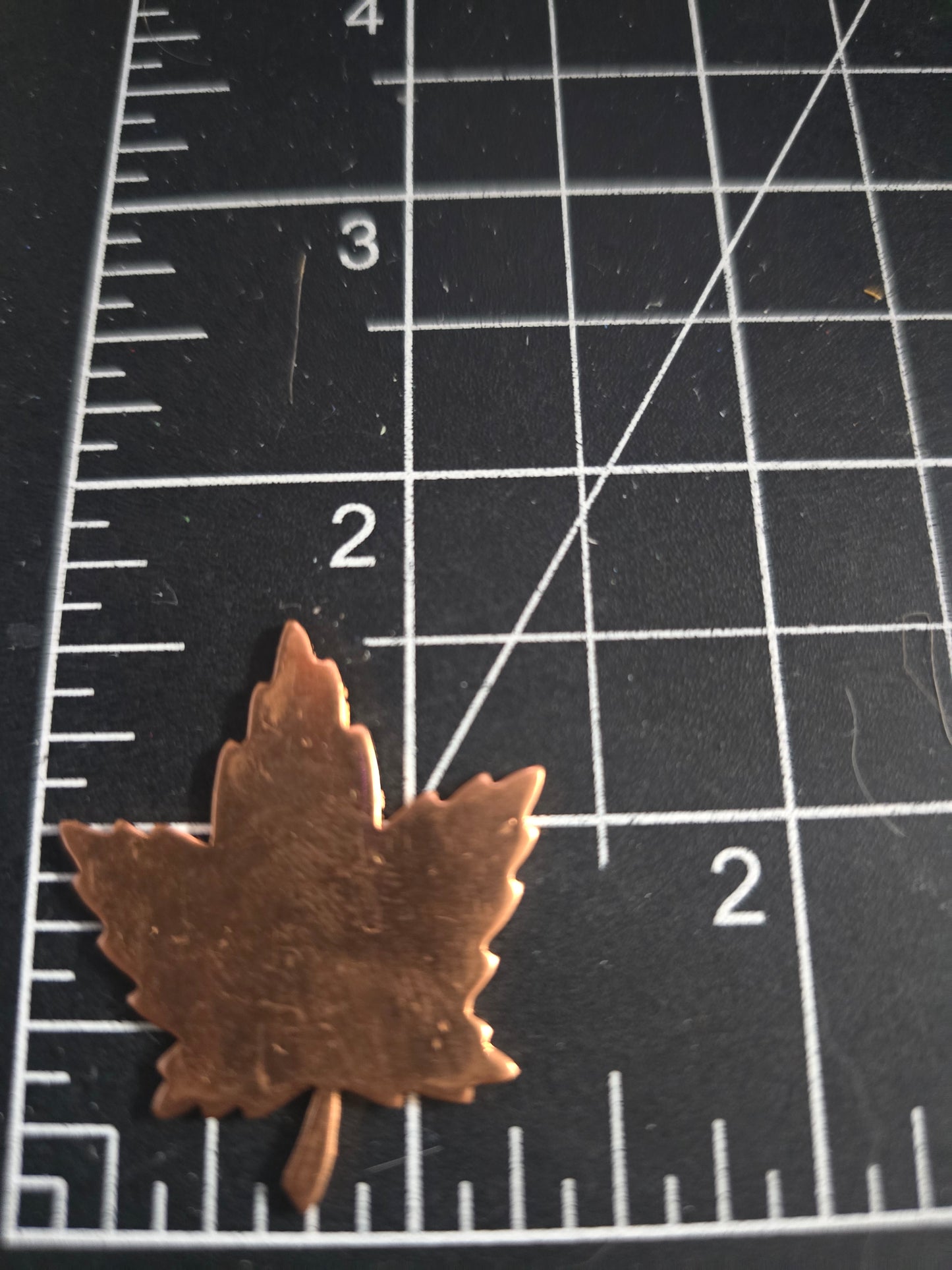 EV106 Copper Blank Canadian Maple Leaf