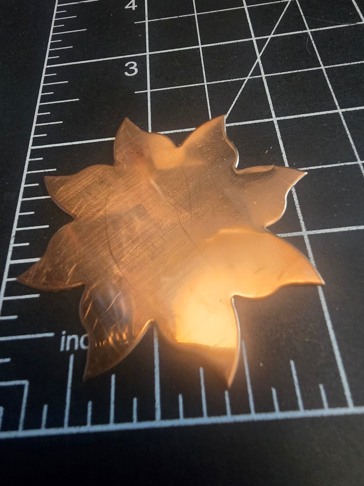 EV219 Copper Blank - Large Flower/Sun